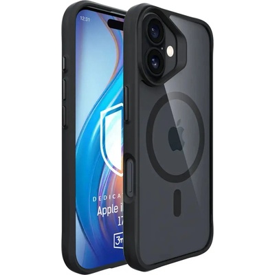 3mk Protection 3mk Satin Armor MagCase за iPhone 17 - черен (5903108664509)