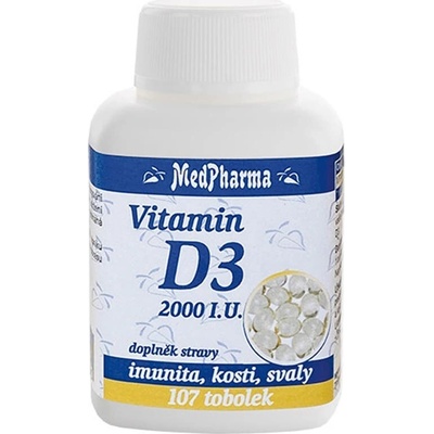 MedPharma Vitamin D3 2000 I.U. 107 kapsúl