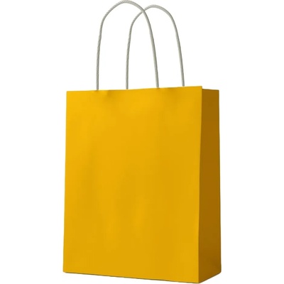 S. Cool Подаръчна торба S. Cool - крафт, жълта, L (SC1904)