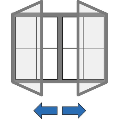 Venkovní vitrína magnetická, s dvoukřídlými dveřmi, 1040 x 700 mm – Zbozi.Blesk.cz