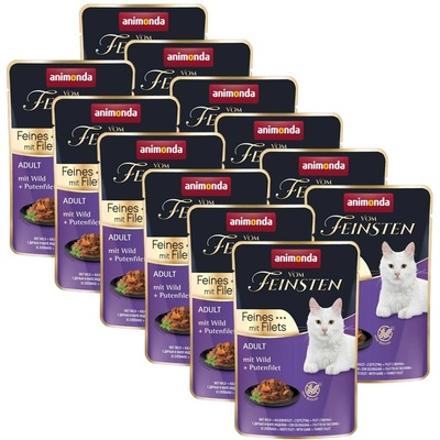 Animonda Vom Feinsten Cat Adult – divina a morčacie filety 12 x 85 g