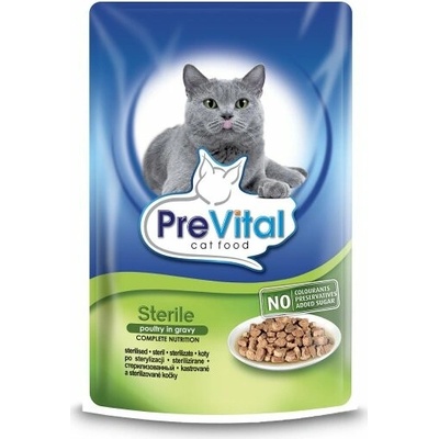 PreVital Cat Sterile hydina v omáčke 100 g