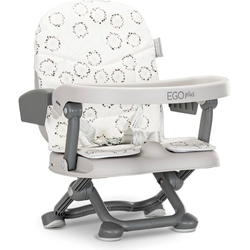 Lorelli СТОЛ ЗА ХРАНЕНЕ ego plus 2в1 white fluff ЕКО КОЖА (10100502323)