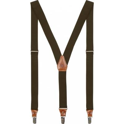 Fjällräven Тиранти Fjällräven Singi Leather Clip Suspenders Braces - Dark Olive - размер One Size (203-0748-0211)