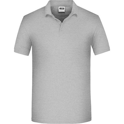 James & Nicholson Pánska polokošeľa JN874 Grey Heather