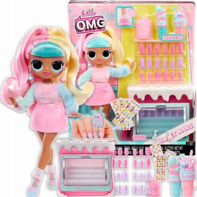 MGA L.O.L. Surprise! O.M.G. Nechtové štúdio s bábikou Candylicious 503781