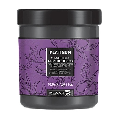Black Platinum Absolute Blond Mask Maska s extraktem z organických mandlí 1000 ml