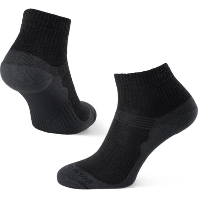 Zulu Merino Lite ponožiek čierna /sivá
