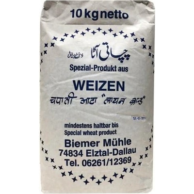 Weizen Chapatti Mouka Pšeničná Mouka 10 kg
