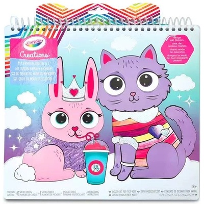 Crayola Creations: Комплект за рисуване по мода със стикери за домашни любимци (04-1173)