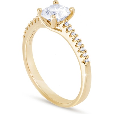 Biju Pozlacený prstýnek se zirkonem 4000397 6