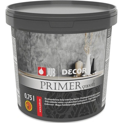 JUB DECOR PRIMER (SMOOTH) - Vysokokrycí základný náter 0,75 l biely