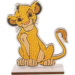 Craft Buddy Комплект за диамантена бродерия, Craft Buddy, Crystal Art Buddies, Симба, 7 части
