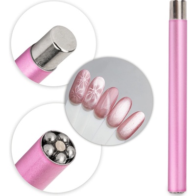 Magnet Cat Eye 2in1 valec ružový