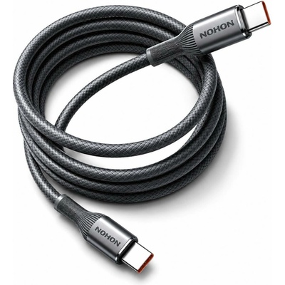 PD100W USB-C / USB-C kabel 100W 1 m – opletený rychlonabíjecí kabel