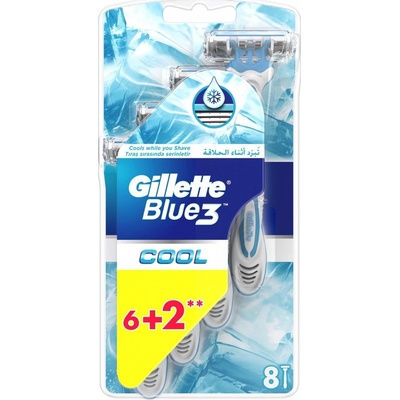 Gillette Blue3 Cool 8 ks