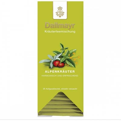Dallmayr Билков чай Алпийски билки, 25 пакетчета
