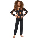 Cornette 996/148 Bear divčí pyžamo černá