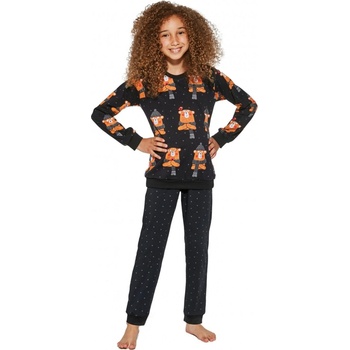 Cornette 996/148 Bear divčí pyžamo černá