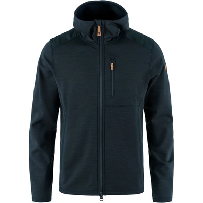 Fjällräven Мъжко поларено яке Fjällräven Keb Fleece Hoodie Fleece jacket - Dark Navy - размер M (005-4837-0312)