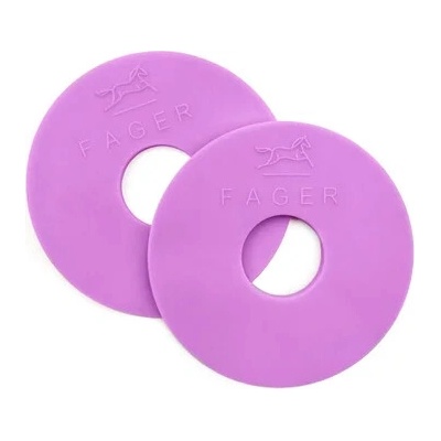 Fager gélové krúžky na zubadlo pár, purple