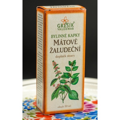 Grešík Mátové žaludeční bylinné kapky 50 ml