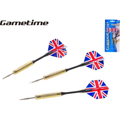Mikro Trading Gametime šipky kov 15cm 3ks