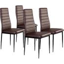 Modern Home Jasmine hnědá 4 ks