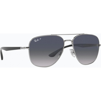 Ray-Ban Слънчеви очила Ray-Ban RB3683 brass/blue grey polarized