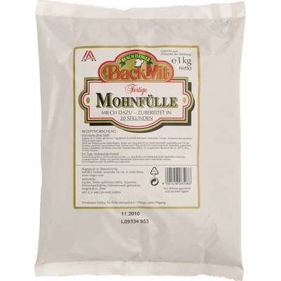 BACKMIT NÁPLŇ maková 1kg