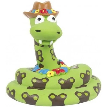 PET BRANDS Latex Snake - Играчка змия - латекс, със звук, размер 13х15х16 cm, Англия - 1080009