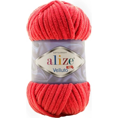 Alize příze Velluto 56 červená