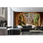 DIMEX ART Самозалепваща се флизелинова фототапета сводеста улица в тоскана 375 x 250 см