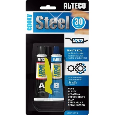 AlTECO dvojzložkové epoxidové lepidlo Epoxy Stell 30 min 56,8 g