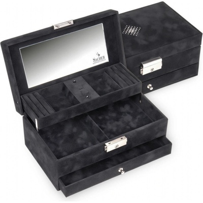 Sacher šperkovnice Hanna Crystalo 35_503_040404 černá