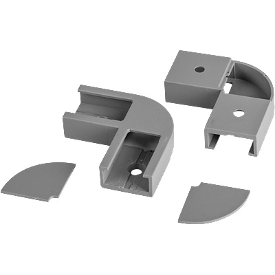 Ultralux Комплект ъглови конектори за алуминиев профил apk207 (apk207kk)