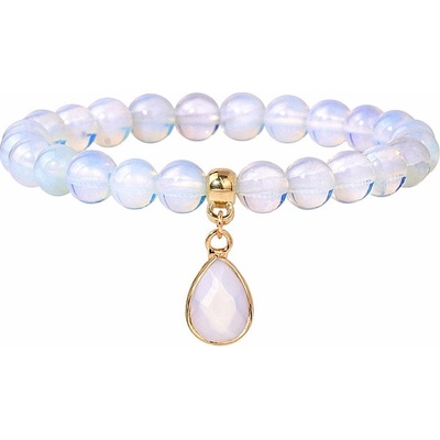 Nefertitis Opalit náramek s kapkou NF52763 - obvod cca 18 až 22 cm