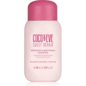 Coco & Eve Sweet Repair Repairing & Restoring Shampoo интензивен регенериращ шампоан за увредена и боядисана коса 70ml