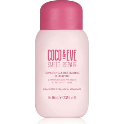Coco & Eve Sweet Repair Repairing & Restoring Shampoo интензивен регенериращ шампоан за увредена и боядисана коса 70ml