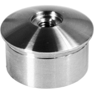 Spodek držáka madla, M8, ø 42,4 mm, broušená AISI 304