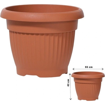 Prosperplast DCE55 Terra guľatý 55cm Terakota