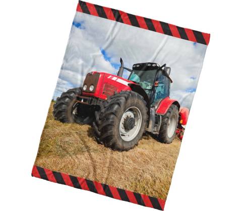 Detská deka Červený traktor