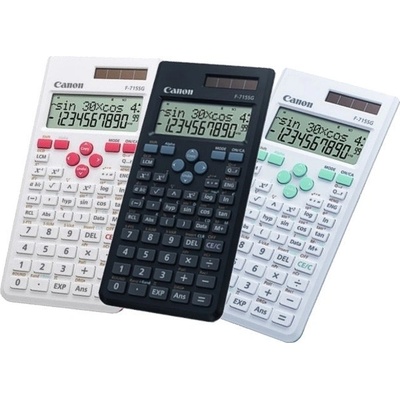Canon F-715SG kalkulačka Color: Bílá/červená – Zbozi.Blesk.cz