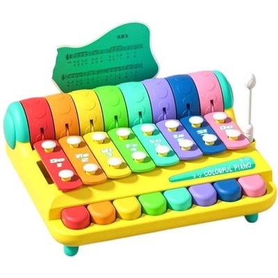Raya Toys Бебешко пиано-ксилофон Raya Toys, жълто (520126100)