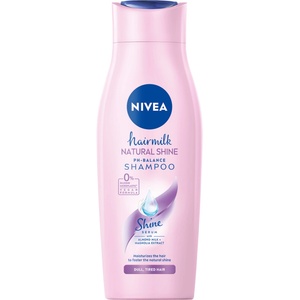 Nivea HC Шампоан за блясък Hairmilk Natural Shine Шампоан за коса дамски 400ml