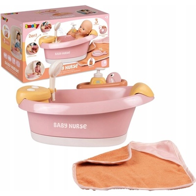 SMOBY Baby Nurse Vanička s příslušenstvím elektronická – Zboží Dáma