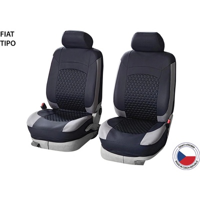 Autopoťah Cappa Perfetto OL Fiat Tipo černá/šedá 2M