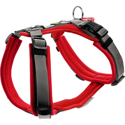 HUNTER Нагръдник за куче Hunter Maldon Up Dog harness - Red / Grey (057-0380-0714)