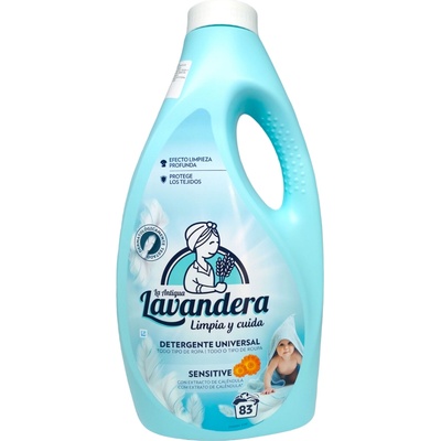 La Antigua Lavandera течен перилен препарат, 2.49л, 83 пранета, Невен, Сензитив