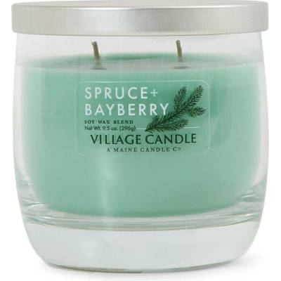 Village Candle Wild Light Bowl Spruce + Bayberry , 296 g